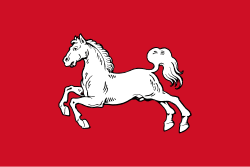 Drapeau de Hanovre au cheval blanc